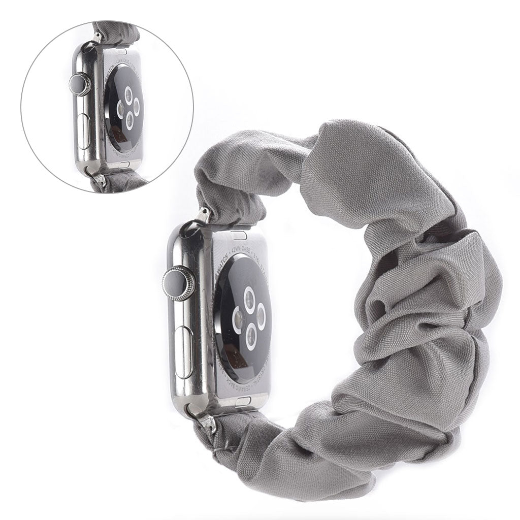 Flot Apple Watch Series 5 44mm Nylon Rem - Sølv#serie_18