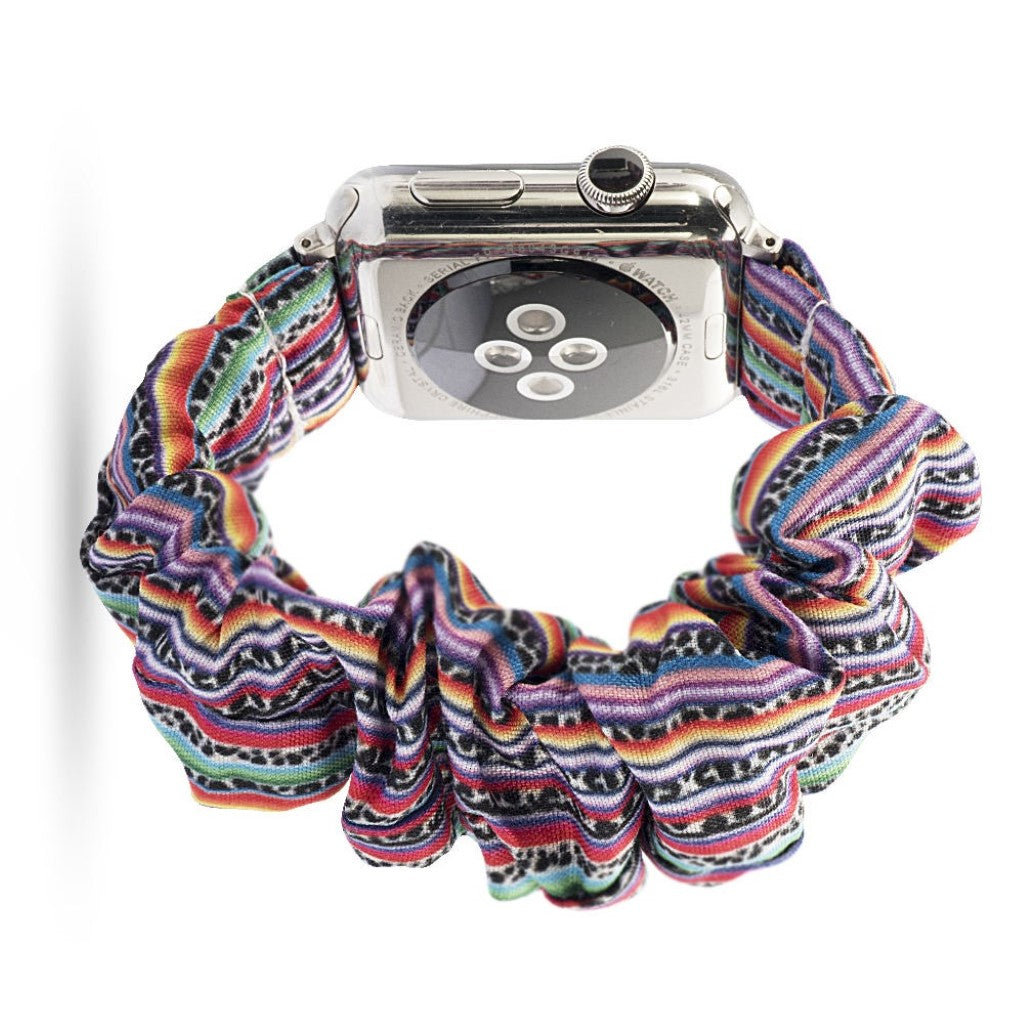 Flot Apple Watch Series 5 44mm Nylon Rem - Flerfarvet#serie_25