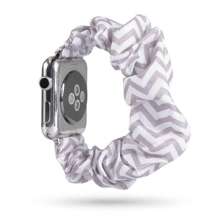 Flot Apple Watch Series 5 44mm Nylon Rem - Sølv#serie_5