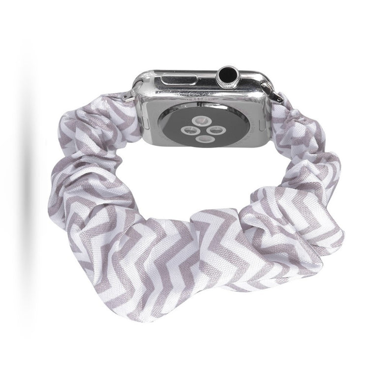 Flot Apple Watch Series 5 44mm Nylon Rem - Sølv#serie_5