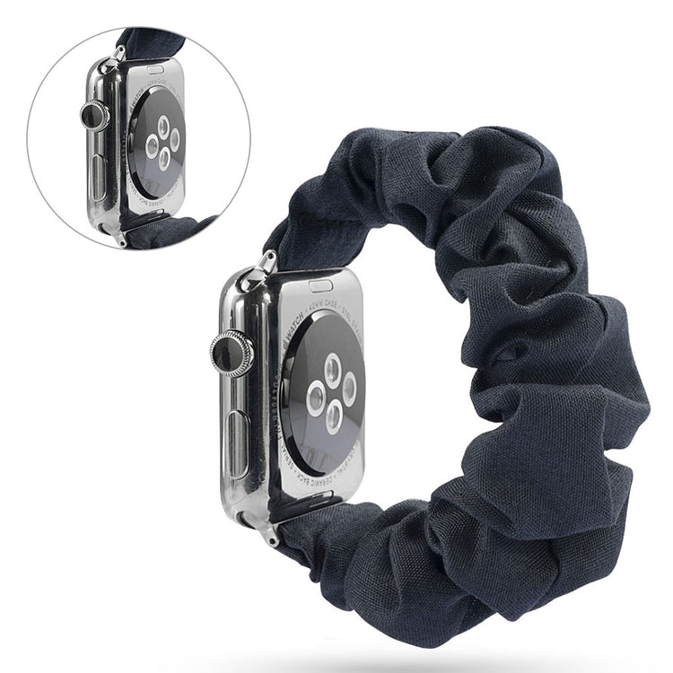 Flot Apple Watch Series 5 44mm Nylon Rem - Sort#serie_9