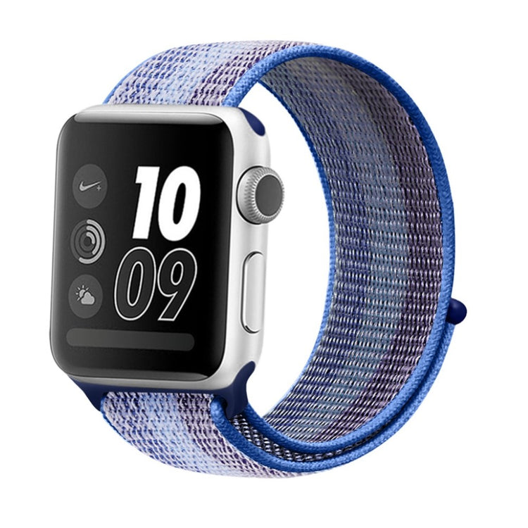 Vildt hårdfør Apple Watch Series 5 44mm Nylon Rem - Blå#serie_10