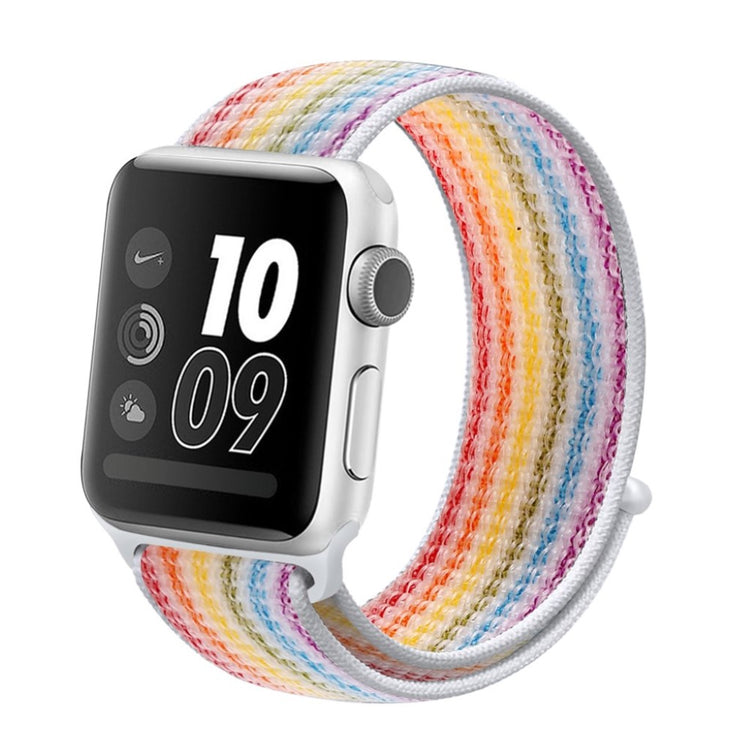 Vildt hårdfør Apple Watch Series 5 44mm Nylon Rem - Flerfarvet#serie_11