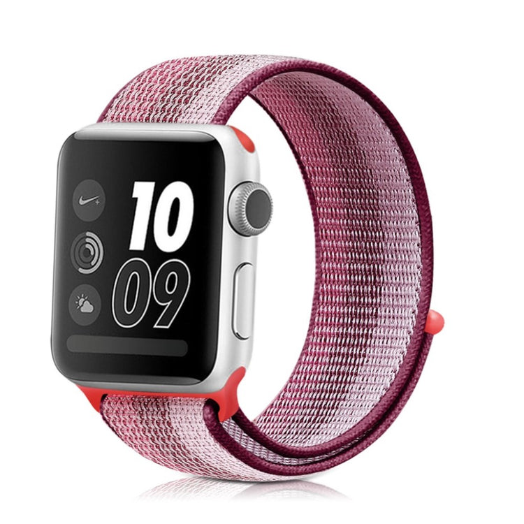 Vildt hårdfør Apple Watch Series 5 44mm Nylon Rem - Lilla#serie_6