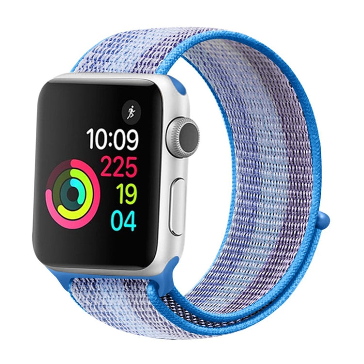 Vildt hårdfør Apple Watch Series 5 44mm Nylon Rem - Blå#serie_9