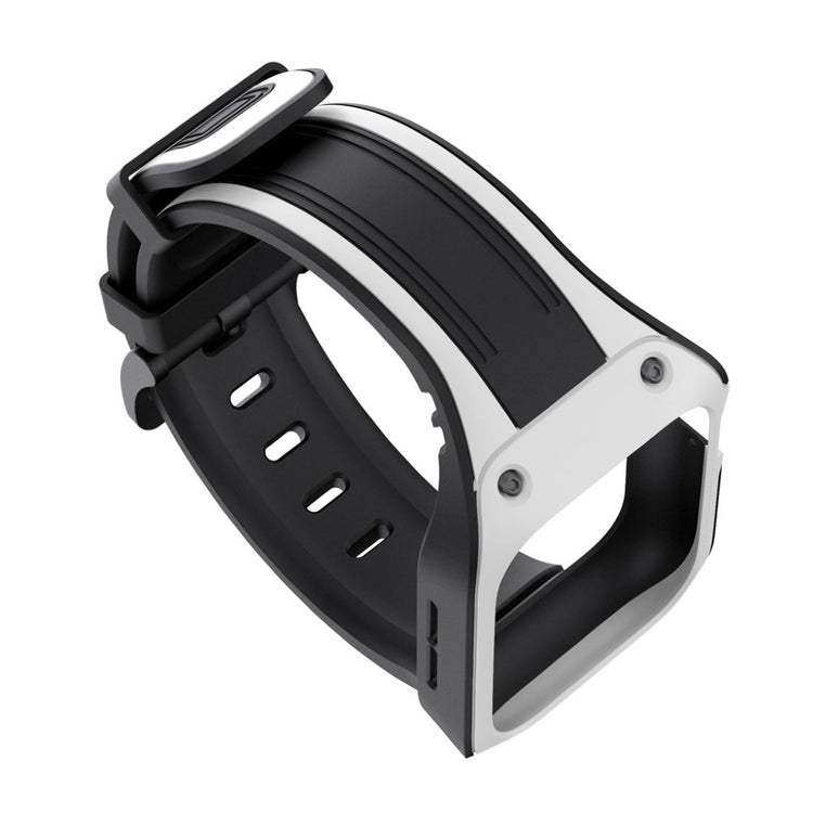 Helt vildt smuk Apple Watch Series 5 44mm Silikone Rem - Sort#serie_1