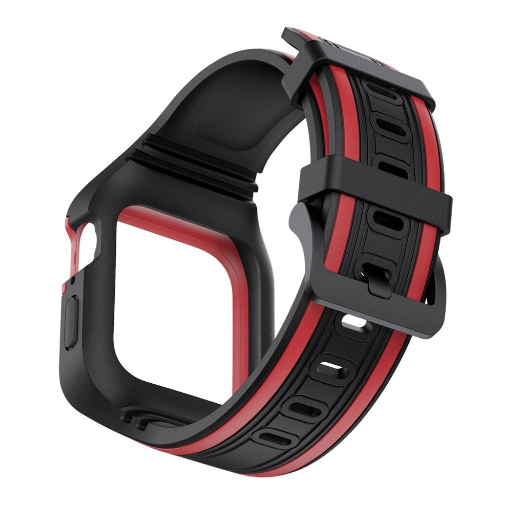 Helt vildt smuk Apple Watch Series 5 44mm Silikone Rem - Rød#serie_2