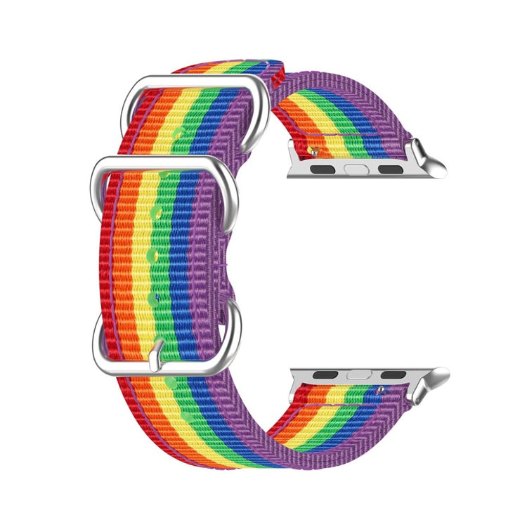 Mega fantastisk Apple Watch Series 5 44mm Nylon Rem - Flerfarvet#serie_1