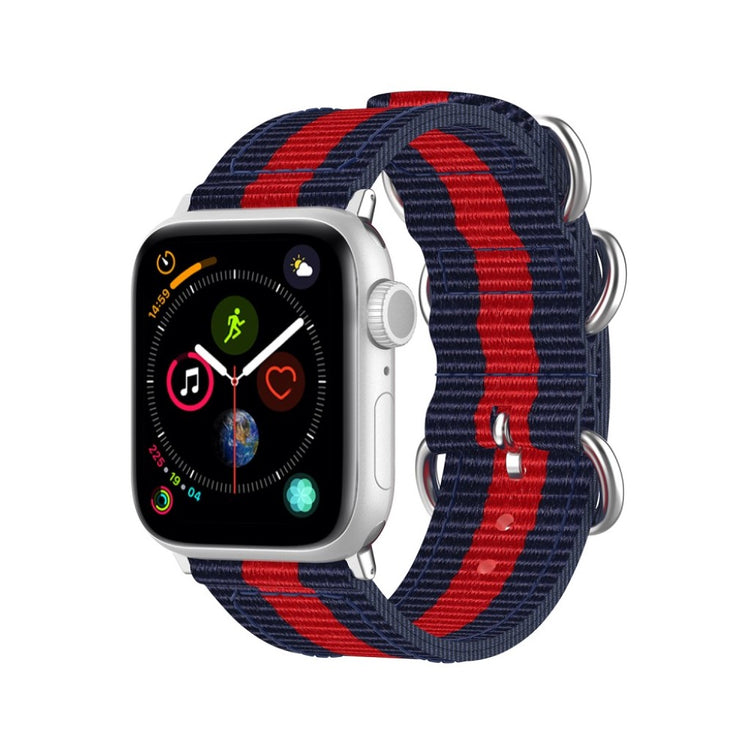 Mega fantastisk Apple Watch Series 5 44mm Nylon Rem - Blå#serie_10
