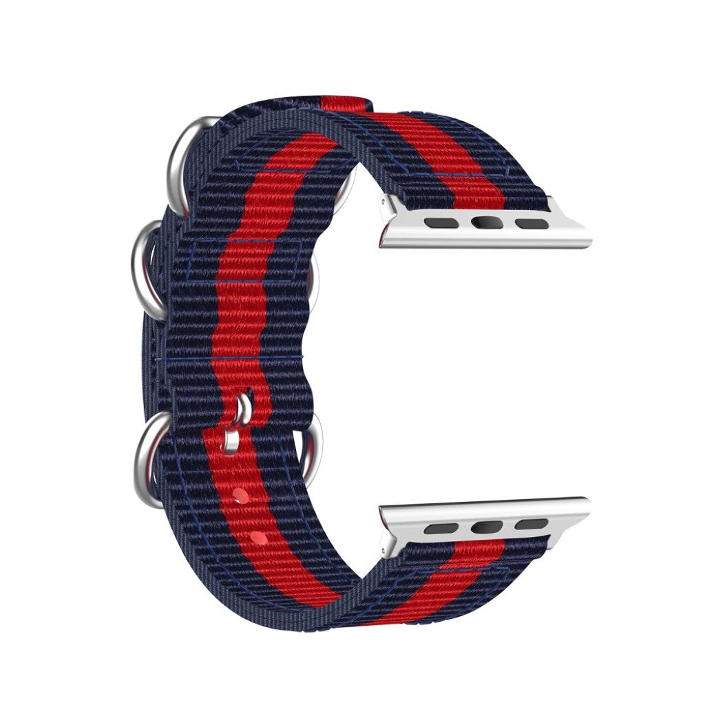 Mega fantastisk Apple Watch Series 5 44mm Nylon Rem - Blå#serie_10