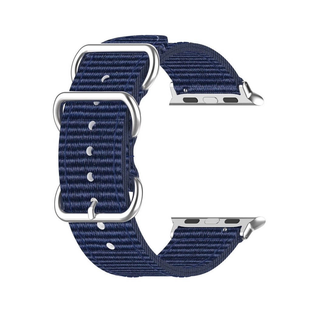 Mega fantastisk Apple Watch Series 5 44mm Nylon Rem - Blå#serie_11