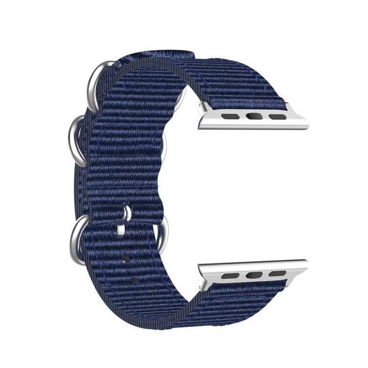 Mega fantastisk Apple Watch Series 5 44mm Nylon Rem - Blå#serie_11