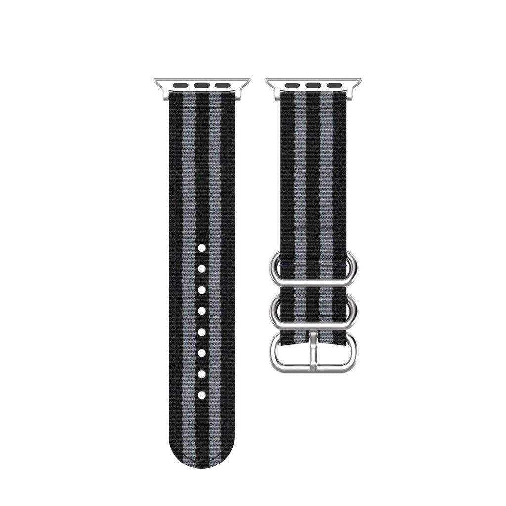 Mega fantastisk Apple Watch Series 5 44mm Nylon Rem - Sort#serie_3