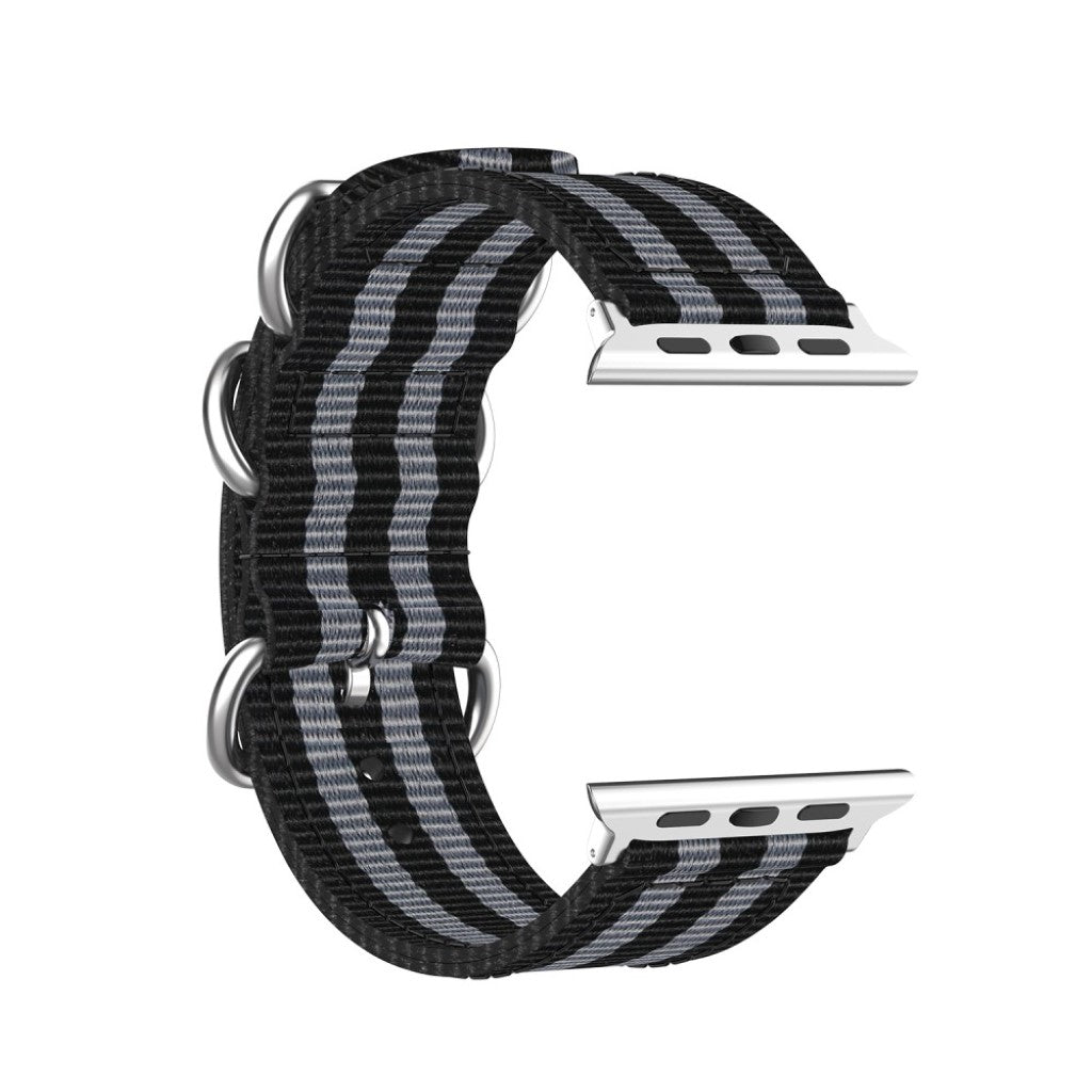 Mega fantastisk Apple Watch Series 5 44mm Nylon Rem - Sort#serie_3