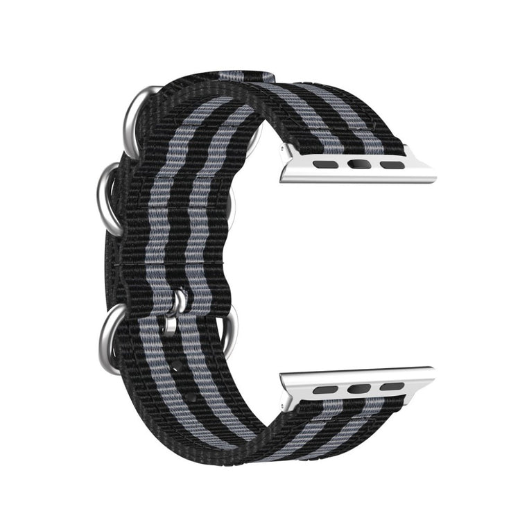 Mega fantastisk Apple Watch Series 5 44mm Nylon Rem - Sort#serie_3