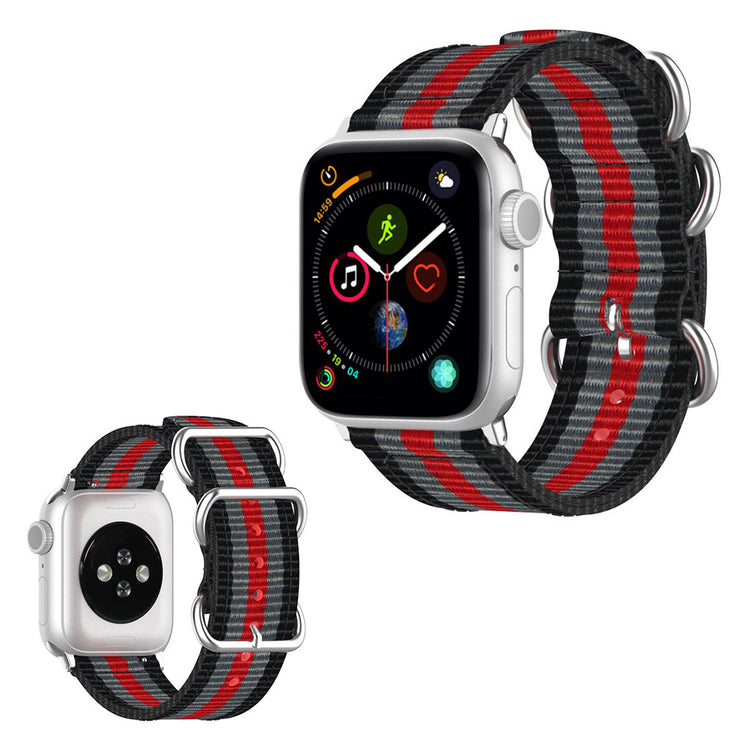 Mega fantastisk Apple Watch Series 5 44mm Nylon Rem - Flerfarvet#serie_4
