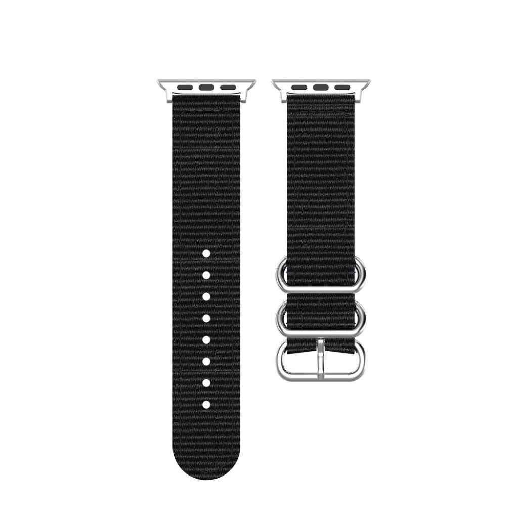 Mega fantastisk Apple Watch Series 5 44mm Nylon Rem - Sort#serie_5