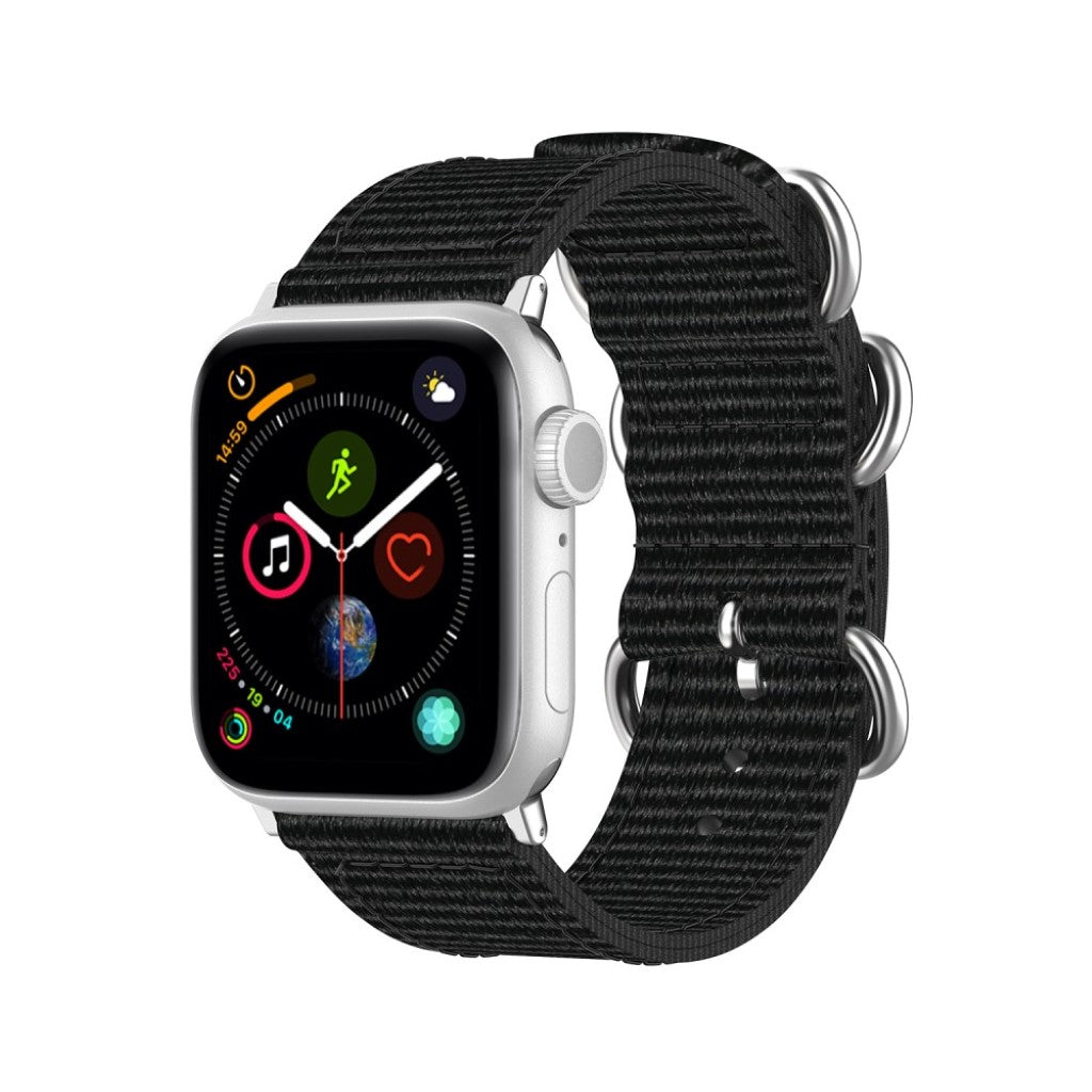 Mega fantastisk Apple Watch Series 5 44mm Nylon Rem - Sort#serie_5