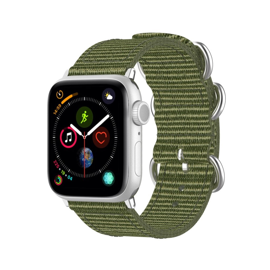 Mega fantastisk Apple Watch Series 5 44mm Nylon Rem - Grøn#serie_6