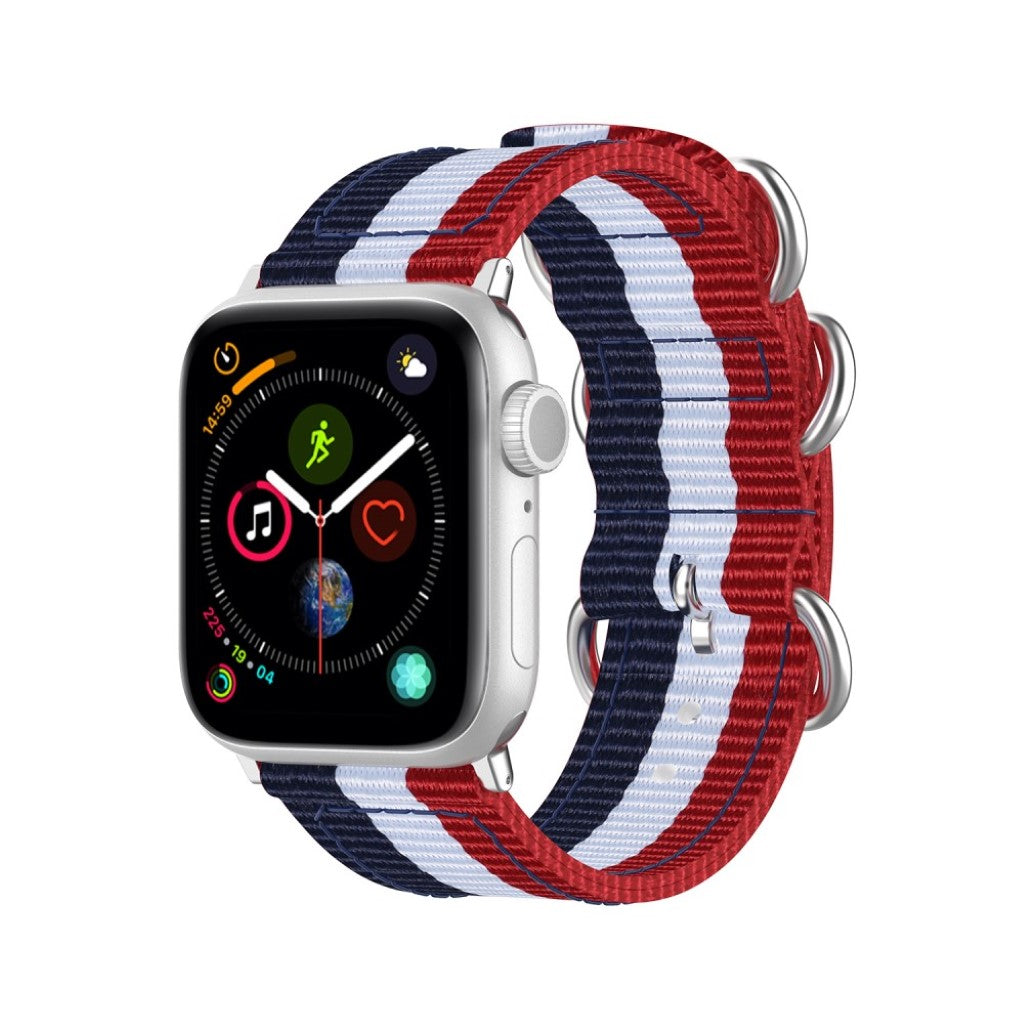 Mega fantastisk Apple Watch Series 5 44mm Nylon Rem - Flerfarvet#serie_7