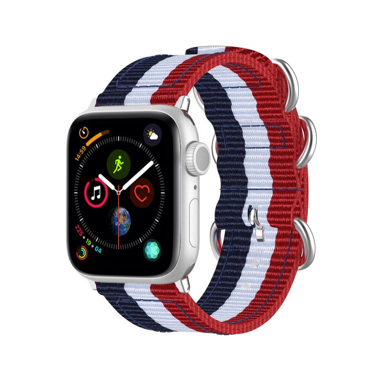 Mega fantastisk Apple Watch Series 5 44mm Nylon Rem - Flerfarvet#serie_7