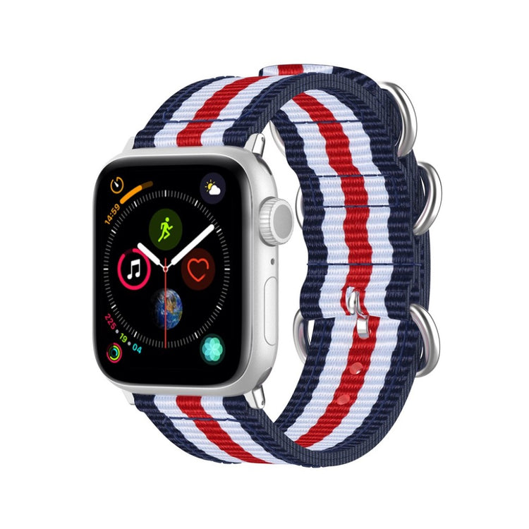 Mega fantastisk Apple Watch Series 5 44mm Nylon Rem - Flerfarvet#serie_8