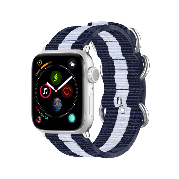 Mega fantastisk Apple Watch Series 5 44mm Nylon Rem - Blå#serie_9