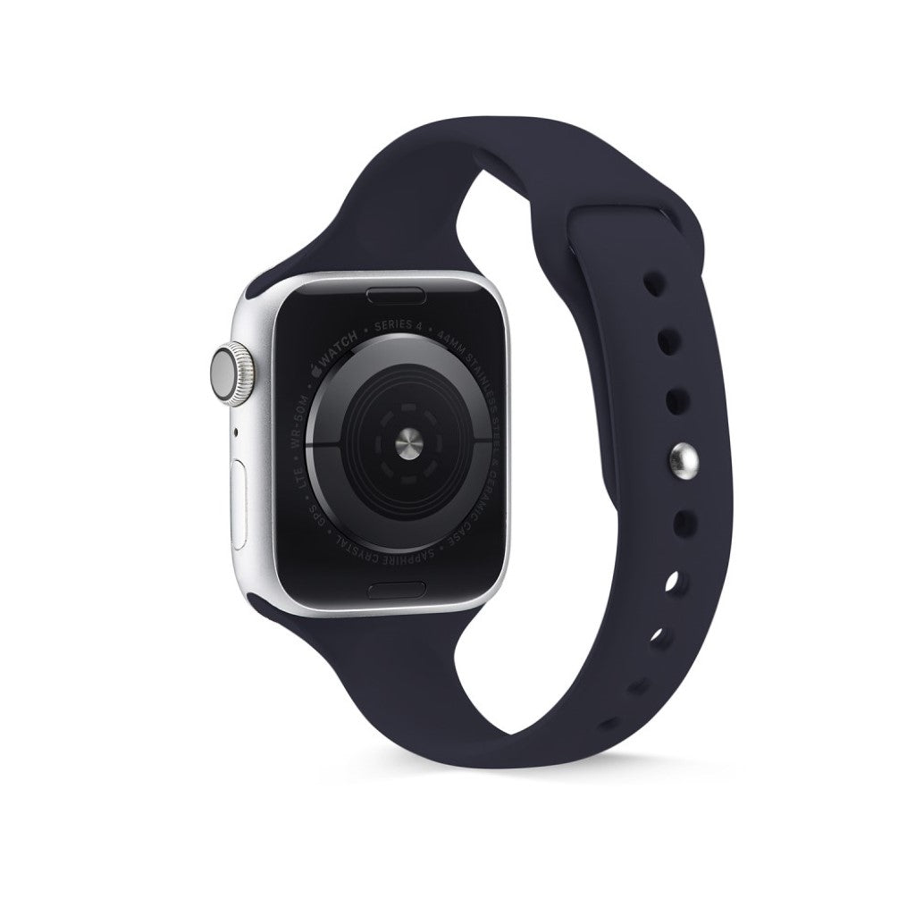  Apple Watch Series 5 44mm / Apple Watch 44mm Silikone Rem - Blå#serie_11