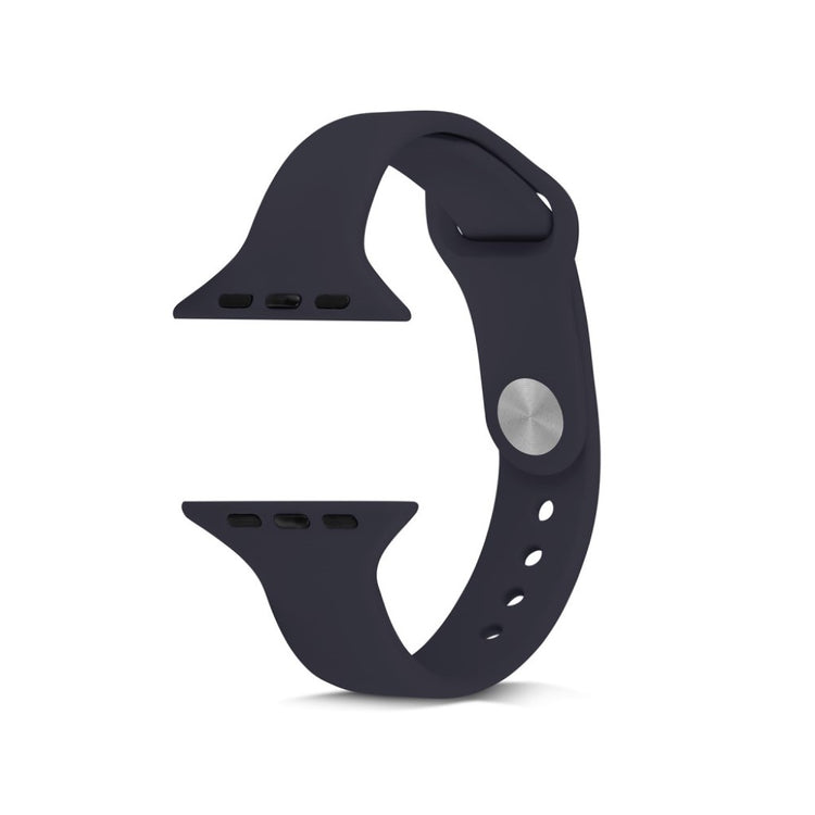  Apple Watch Series 5 44mm / Apple Watch 44mm Silikone Rem - Blå#serie_11