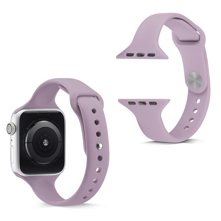  Apple Watch Series 5 44mm / Apple Watch 44mm Silikone Rem - Lilla#serie_12