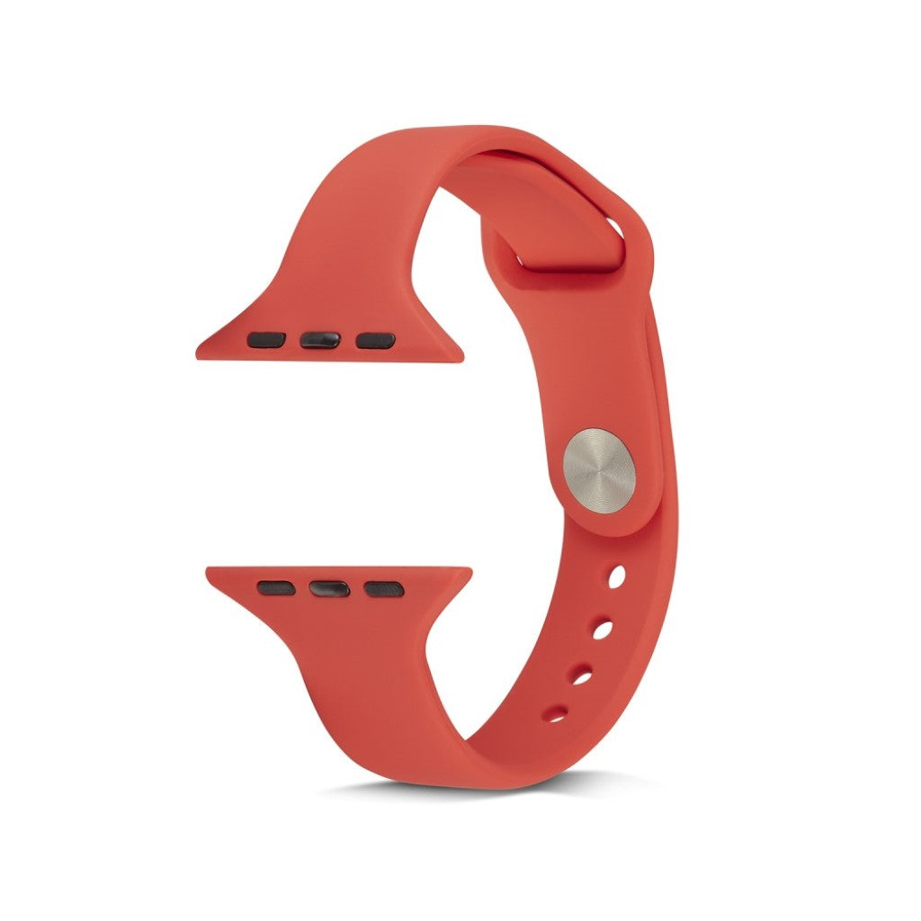  Apple Watch Series 5 44mm / Apple Watch 44mm Silikone Rem - Rød#serie_4