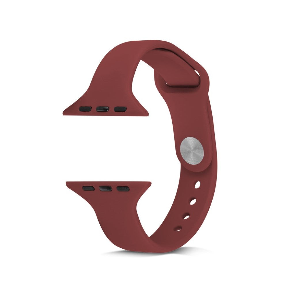  Apple Watch Series 5 44mm / Apple Watch 44mm Silikone Rem - Rød#serie_5