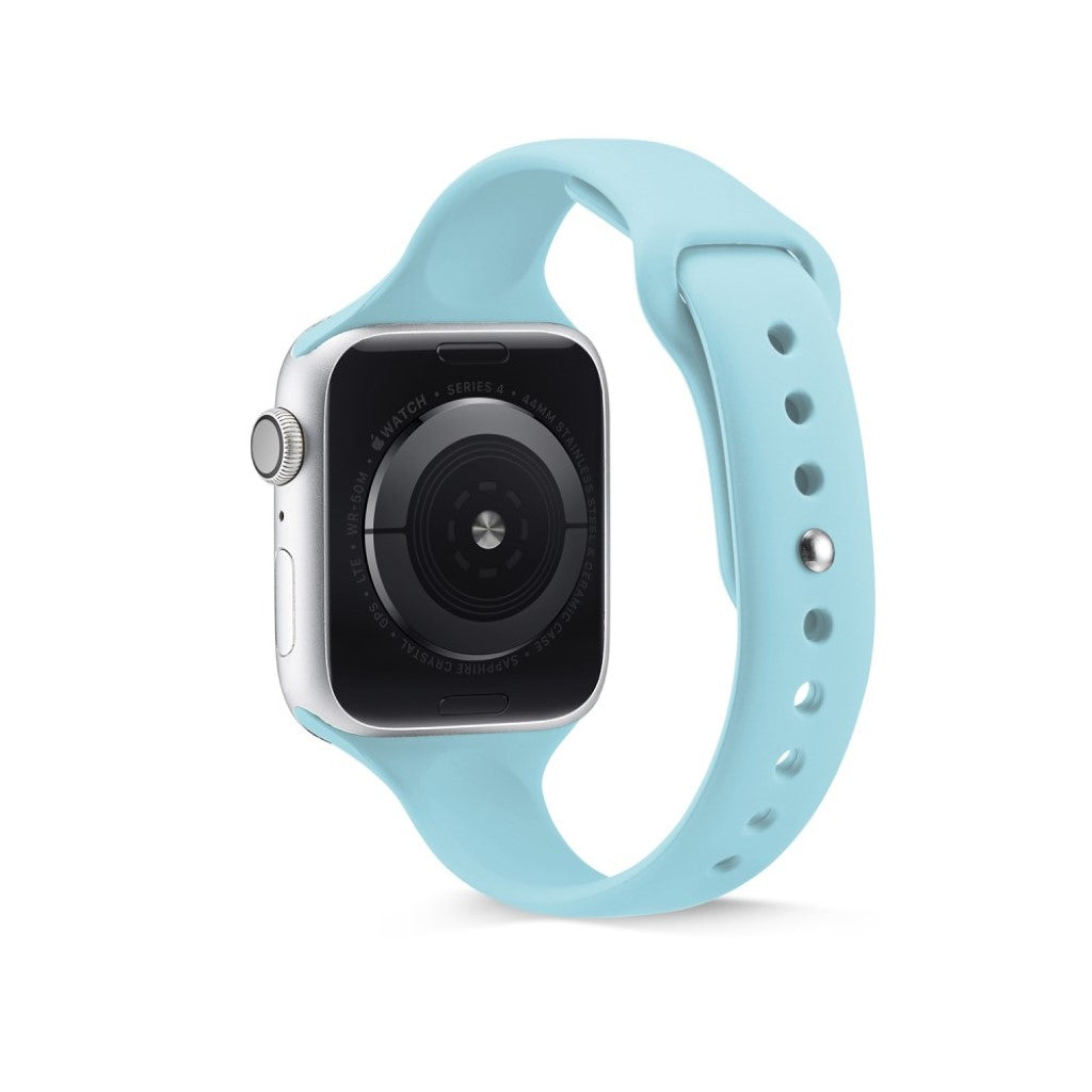  Apple Watch Series 5 44mm / Apple Watch 44mm Silikone Rem - Blå#serie_9