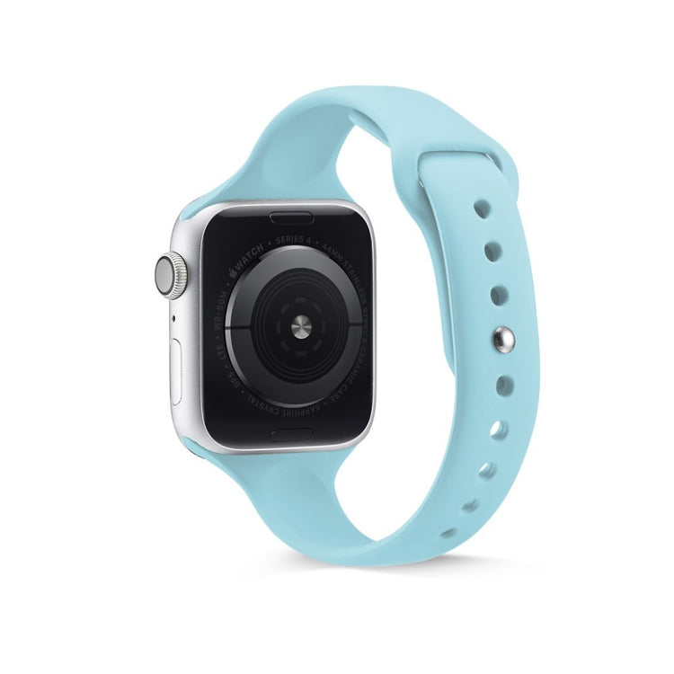  Apple Watch Series 5 44mm / Apple Watch 44mm Silikone Rem - Blå#serie_9