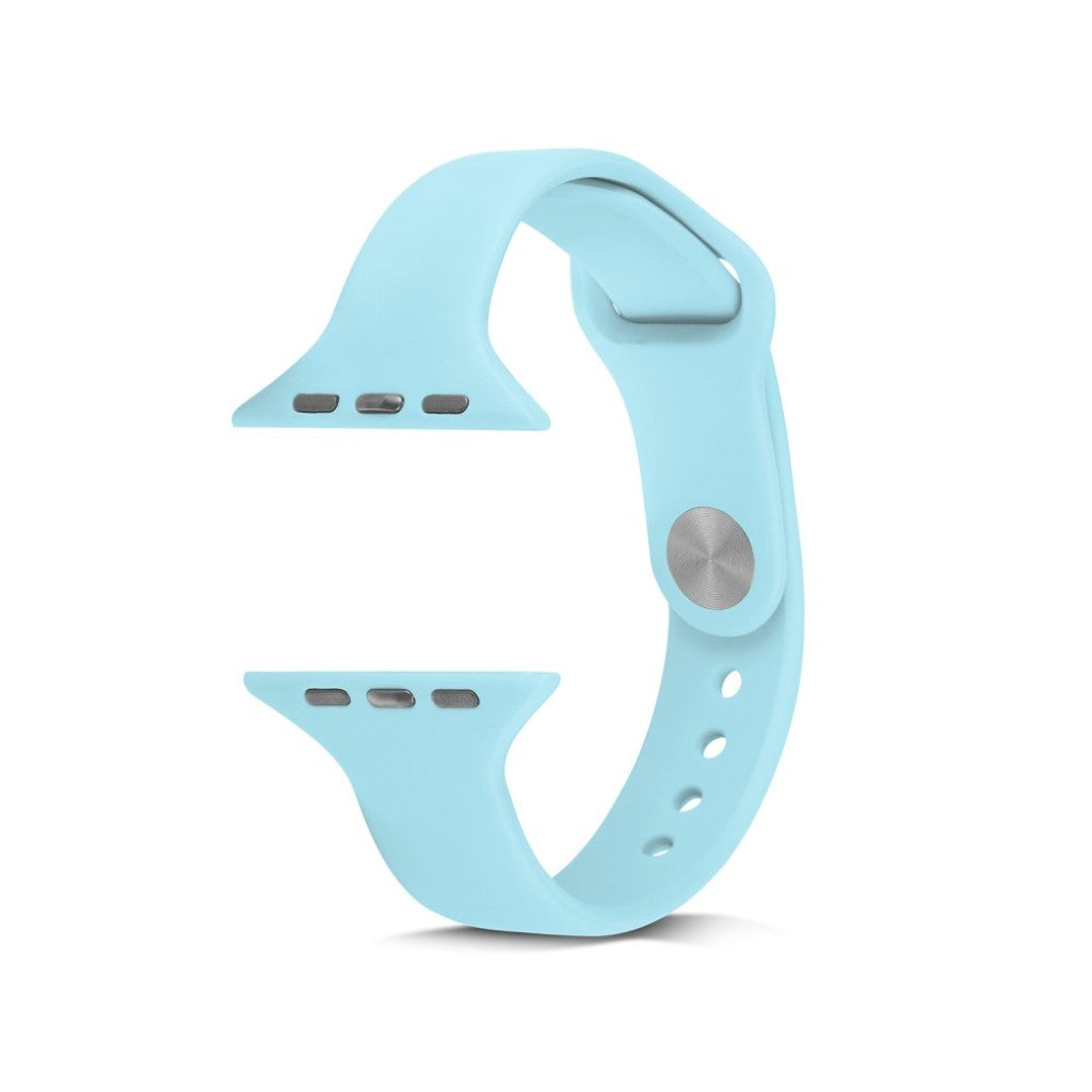  Apple Watch Series 5 44mm / Apple Watch 44mm Silikone Rem - Blå#serie_9