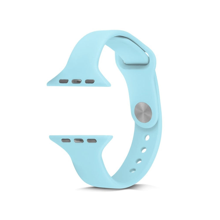  Apple Watch Series 5 44mm / Apple Watch 44mm Silikone Rem - Blå#serie_9