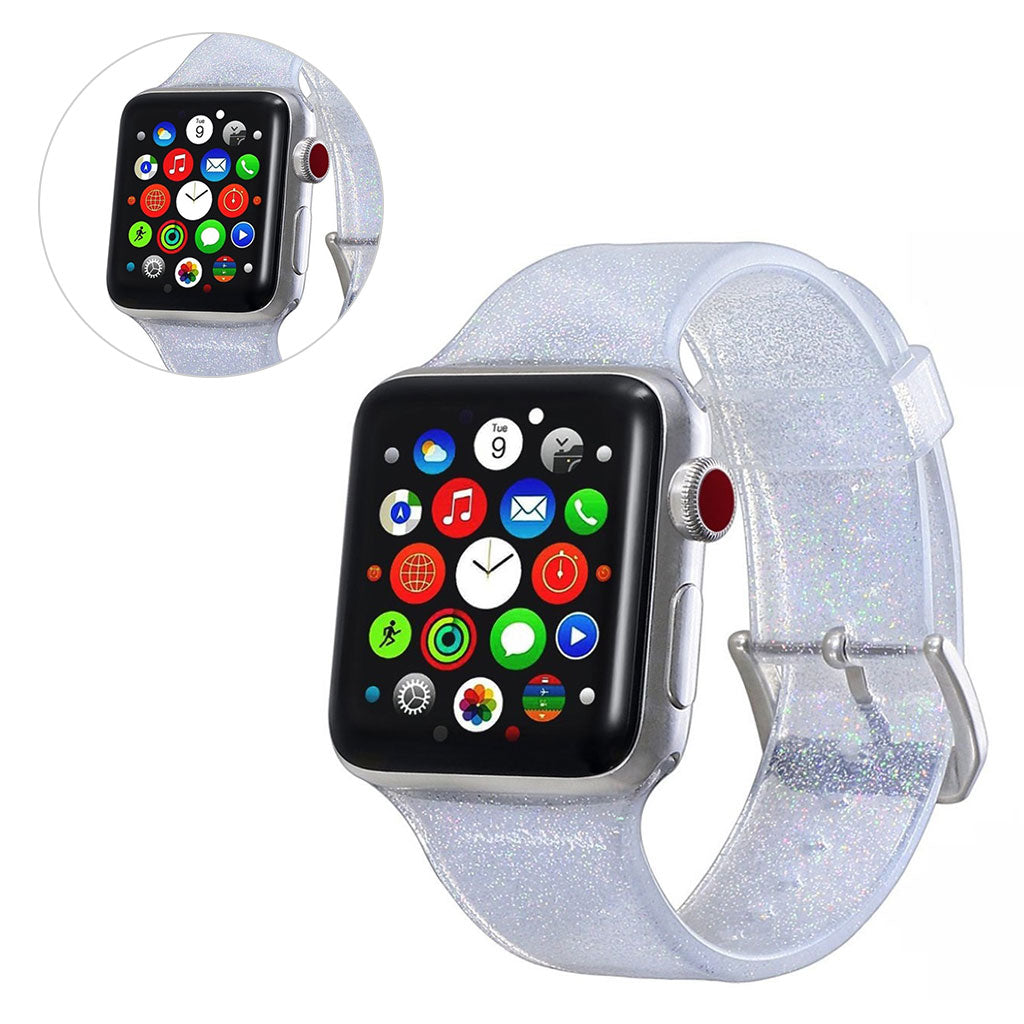 Vildt rart Universal Apple Silikone Rem - Sølv#serie_1