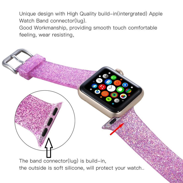Vildt rart Universal Apple Silikone Rem - Pink#serie_2
