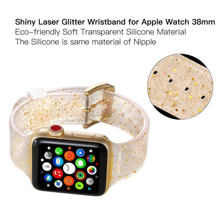 Vildt rart Universal Apple Silikone Rem - Guld#serie_3