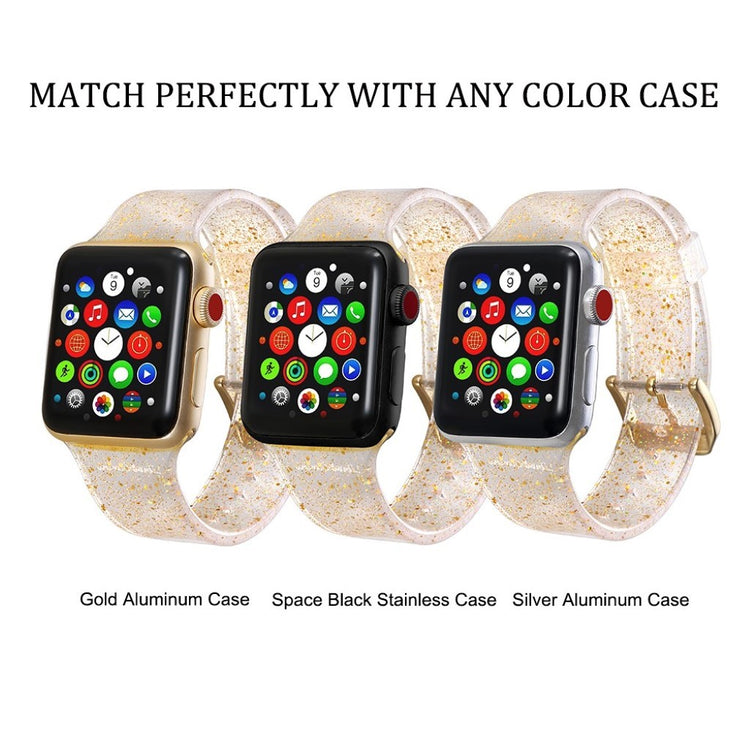 Vildt rart Universal Apple Silikone Rem - Guld#serie_3