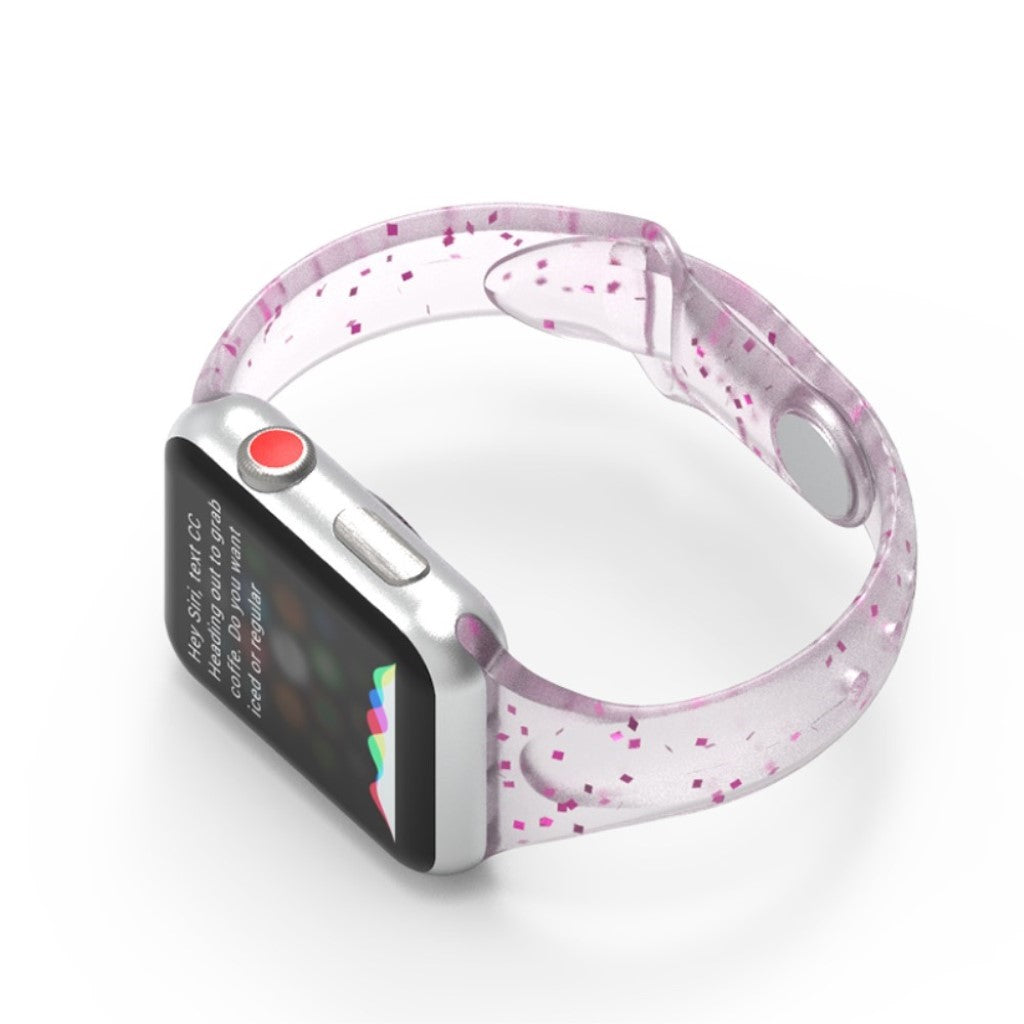 Fantastisk Universal Apple Silikone Rem - Pink#serie_1