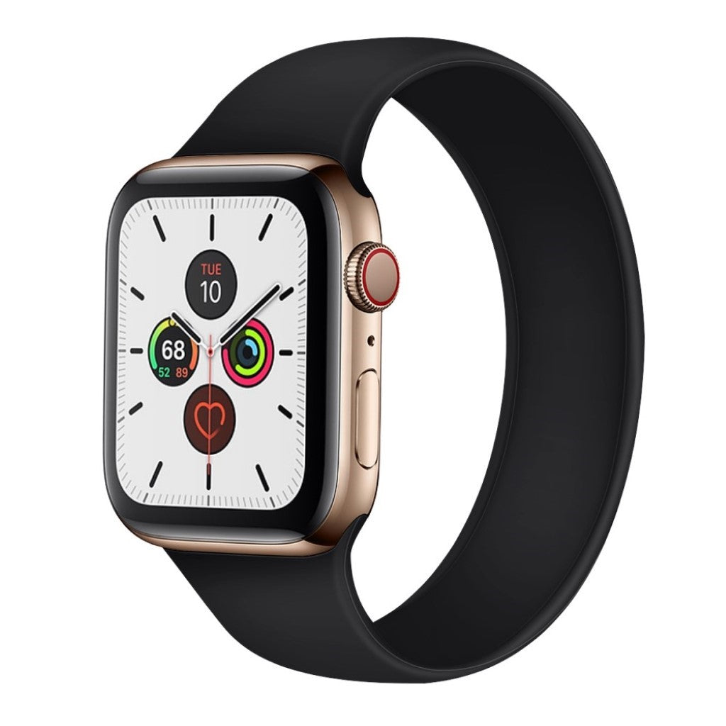 Helt vildt sejt Universal Apple Silikone Rem - Størrelse: M - Sort#serie_1