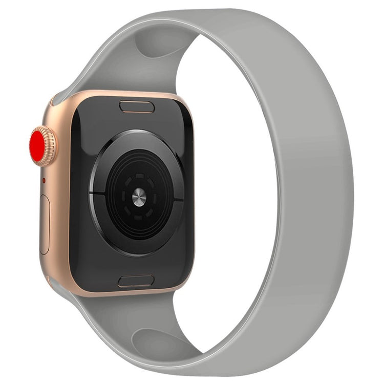 Helt vildt sejt Universal Apple Silikone Rem - Størrelse: M - Sølv#serie_3