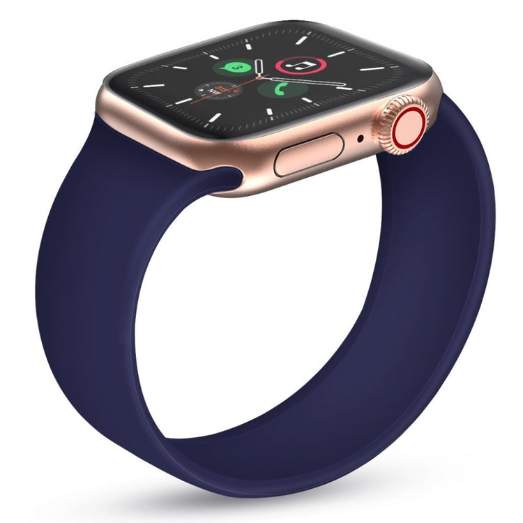 Helt vildt sejt Universal Apple Silikone Rem - Størrelse: M - Blå#serie_5