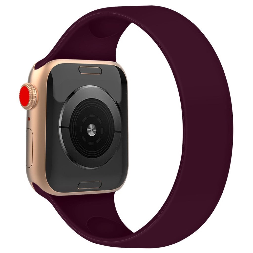 Helt vildt sejt Universal Apple Silikone Rem - Størrelse: M - Lilla#serie_6