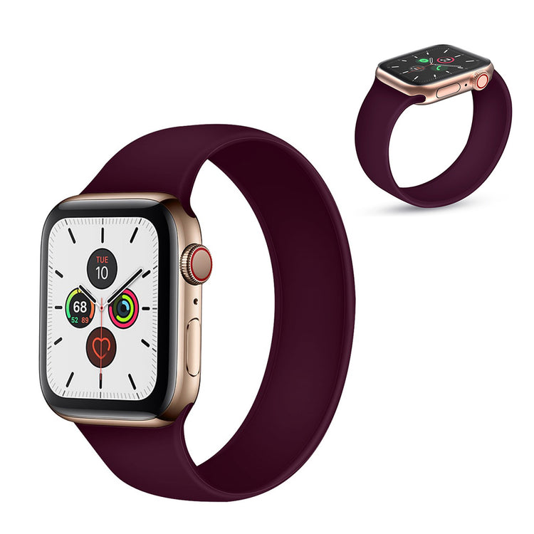 Helt vildt sejt Universal Apple Silikone Rem - Størrelse: M - Lilla#serie_6