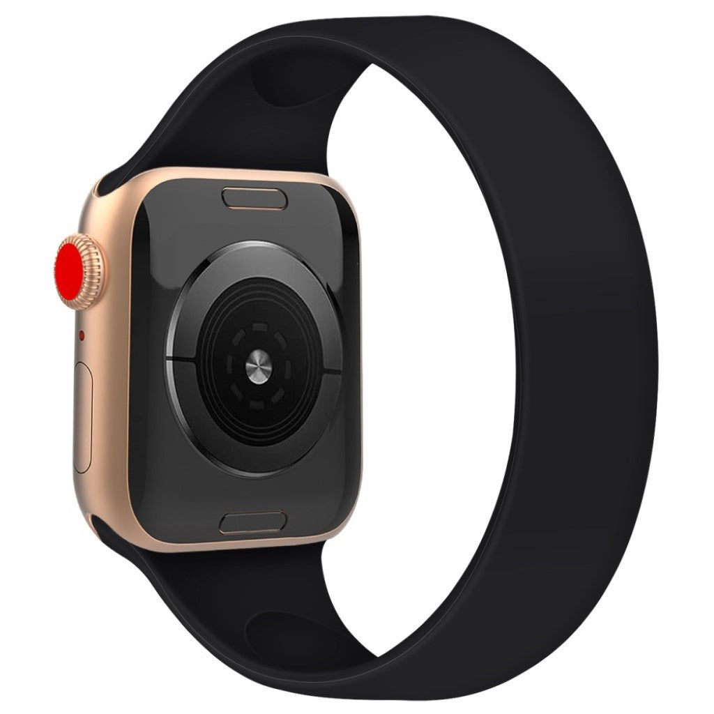 Vildt kønt Universal Apple Silikone Rem - Størrelse: L - Sort#serie_1