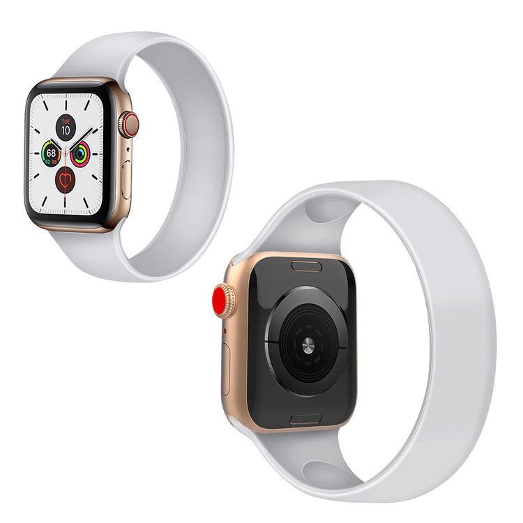 Vildt kønt Universal Apple Silikone Rem - Størrelse: L - Hvid#serie_2