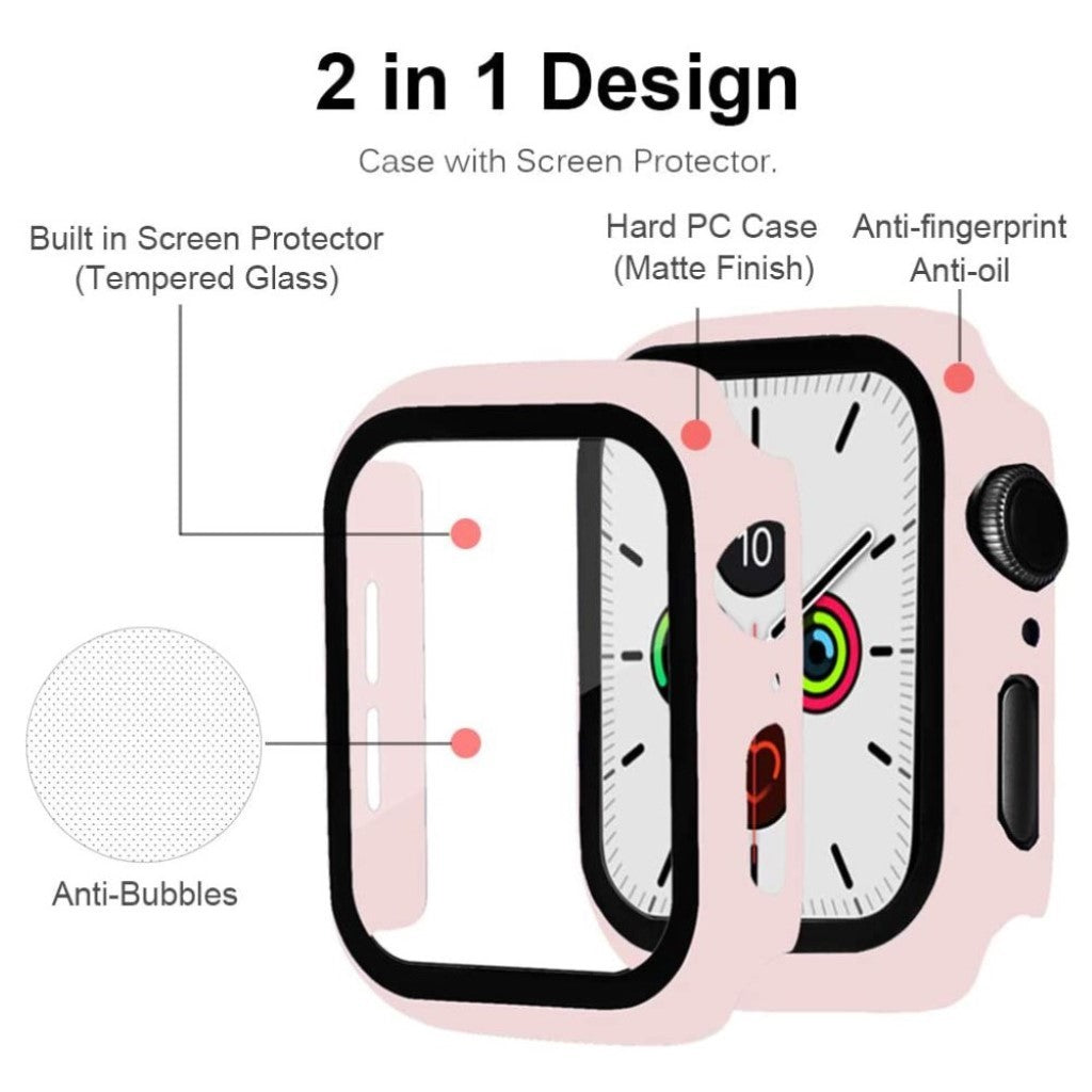 Universal Apple Mat Plastik Bumper  - Pink#serie_10