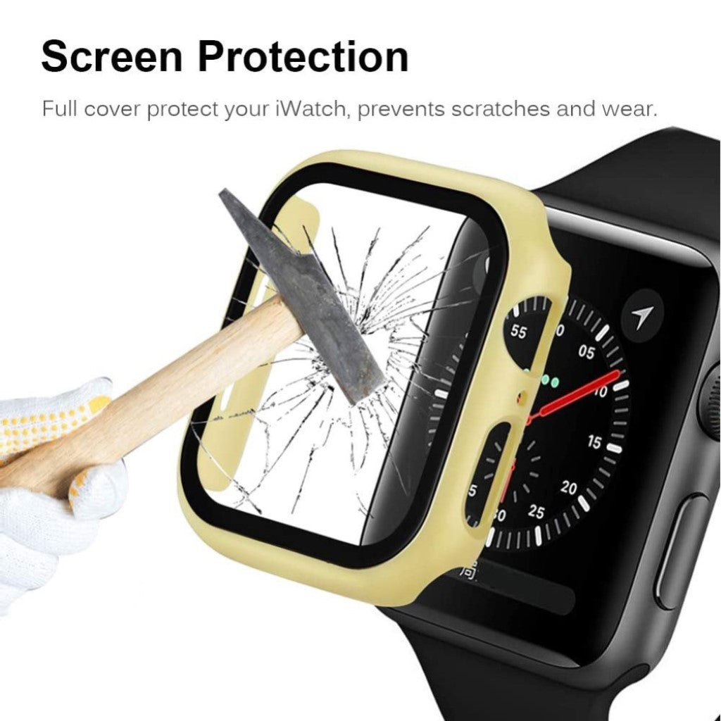 Universal Apple Mat Plastik Bumper  - Gul#serie_2